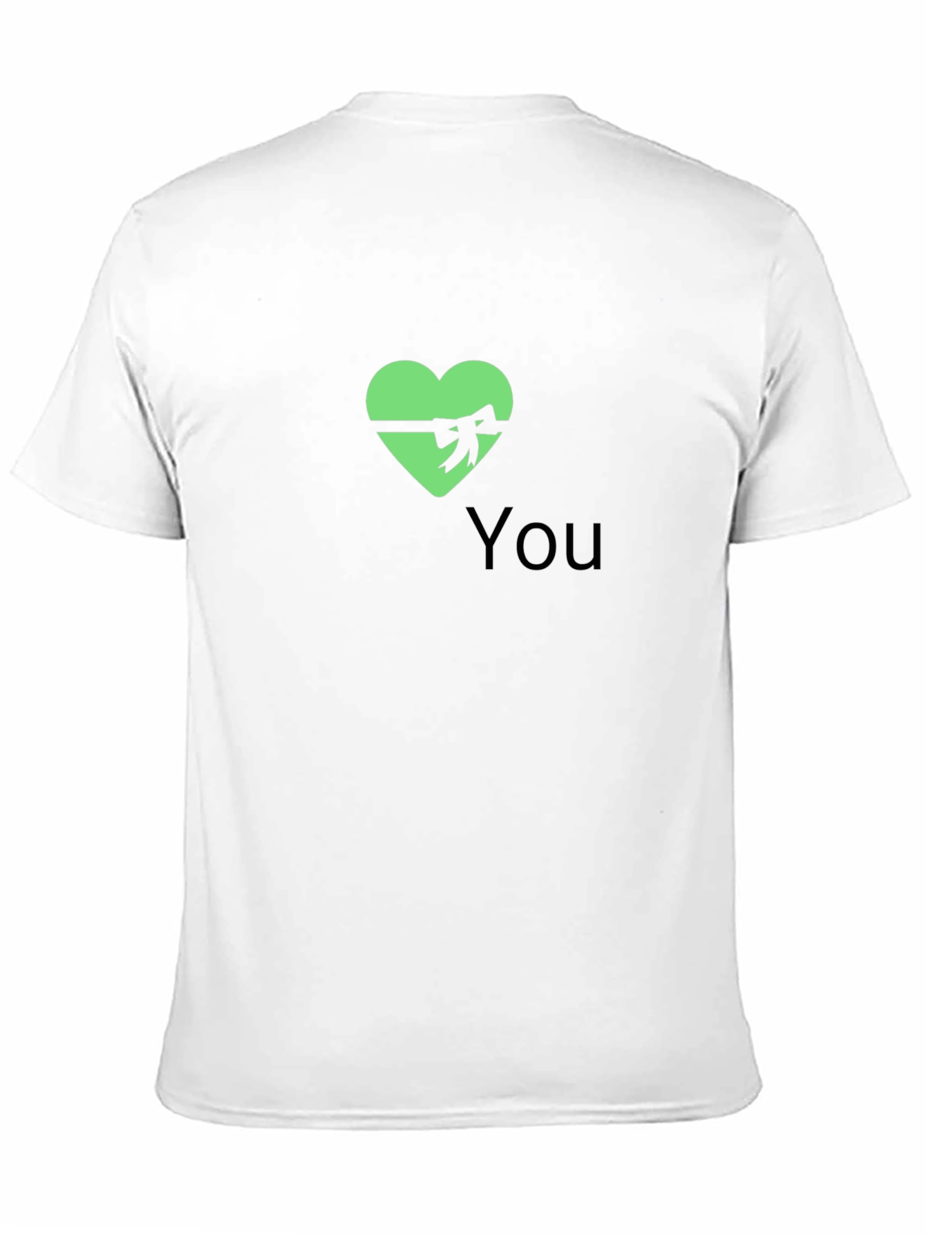 Heart & Ribbon Graphic Tee - You