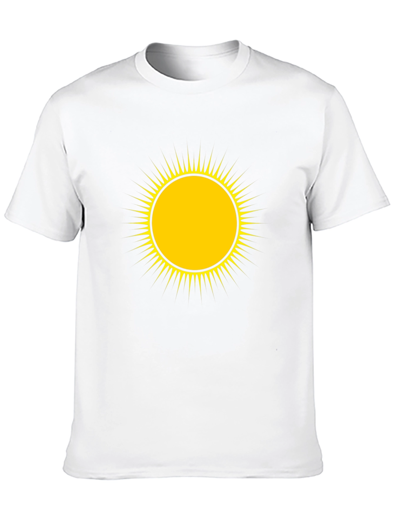 Sunshine Graphic Tee - Black Cotton Comfort