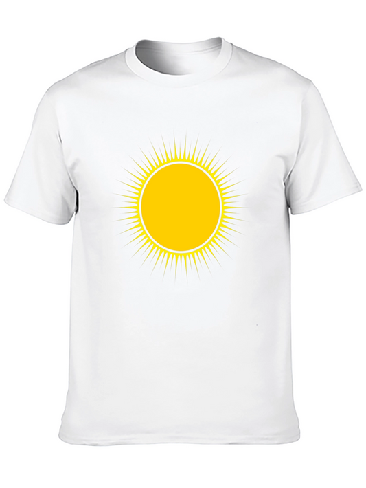 Sunshine Graphic Tee - Black Cotton Comfort