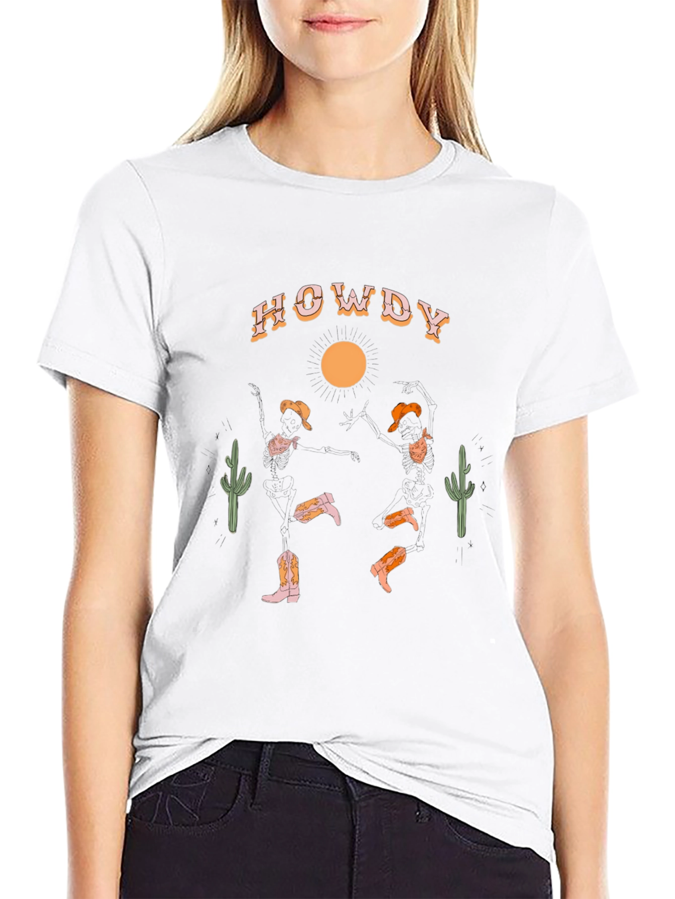Howdy Desert Graphic Tee - Western Style Shirt