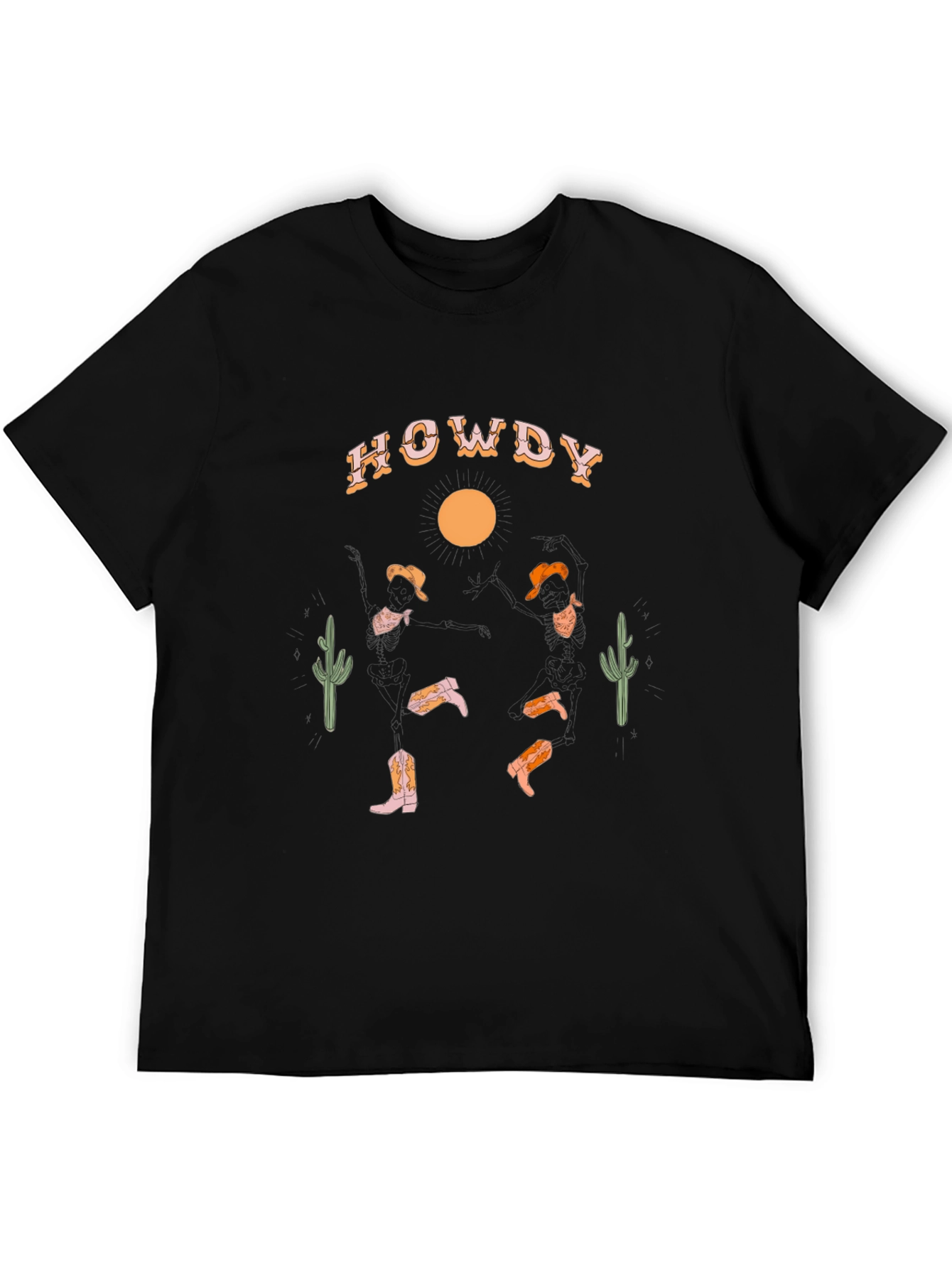 Howdy Desert Graphic Tee - Western Style Shirt