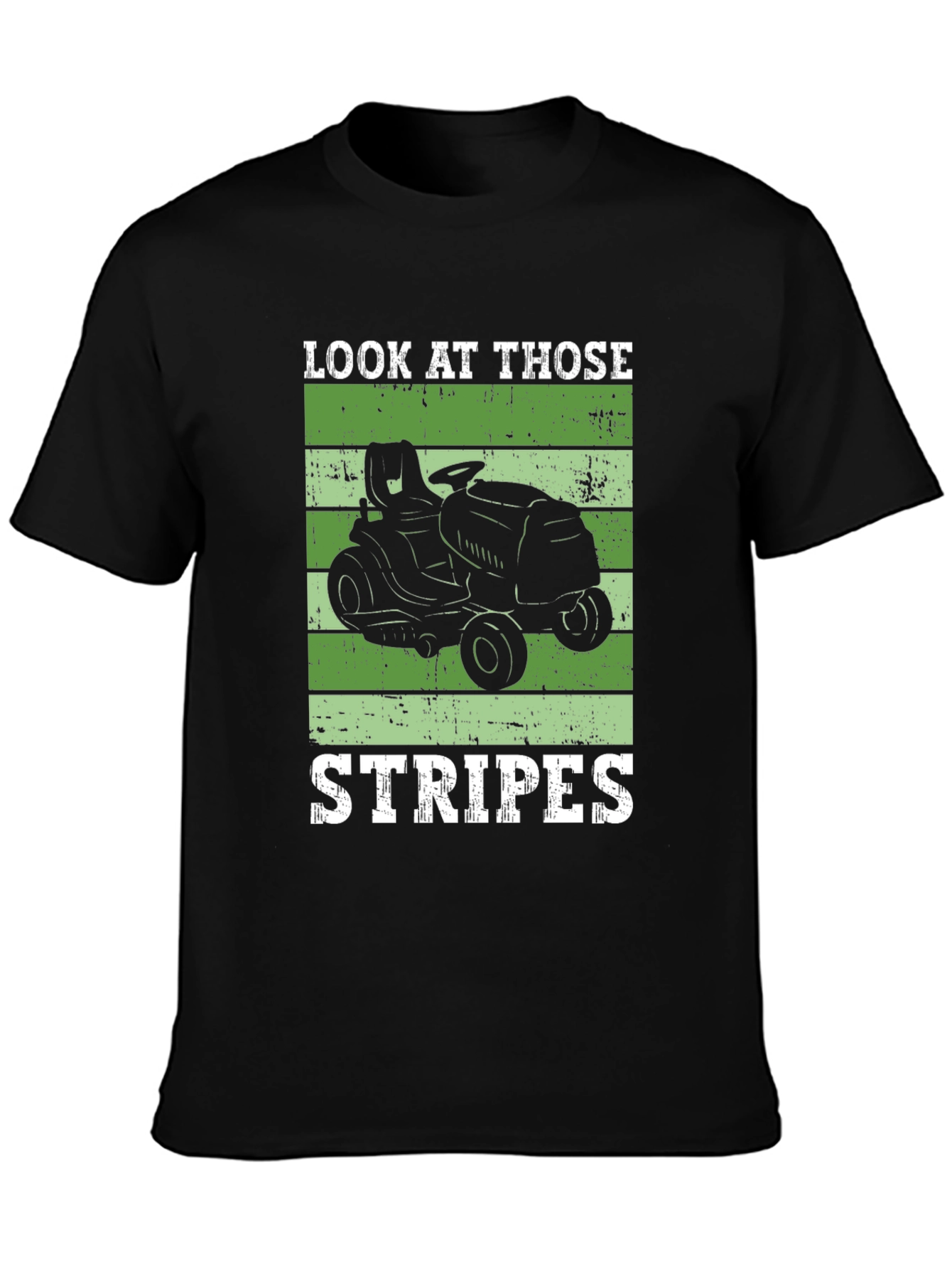 Look At Those Stripes T-Shirt - Lawn Mowing
