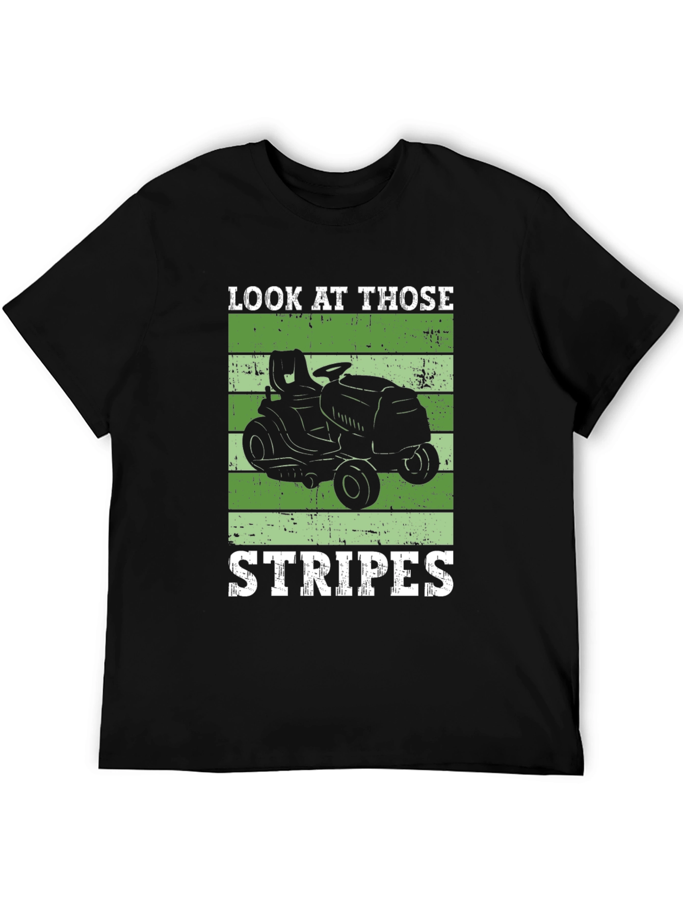 Look At Those Stripes T-Shirt - Lawn Mowing