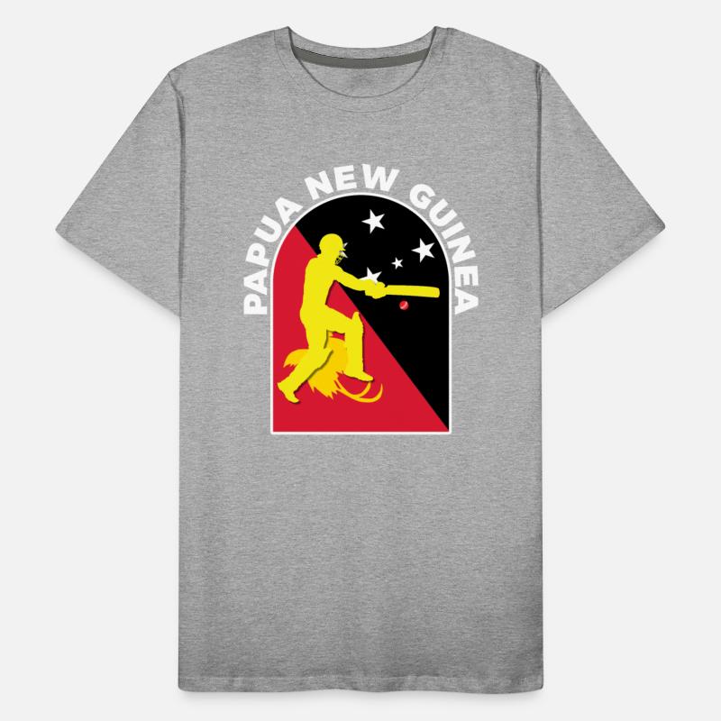 Papua New Guinea Cricket Batsman PNG Flag