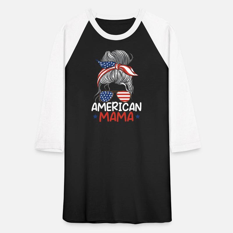 Patriotic America USA 4th Of July American Mama