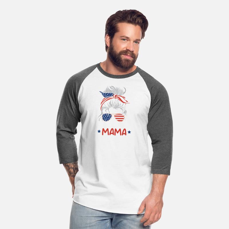 Patriotic America USA 4th Of July American Mama
