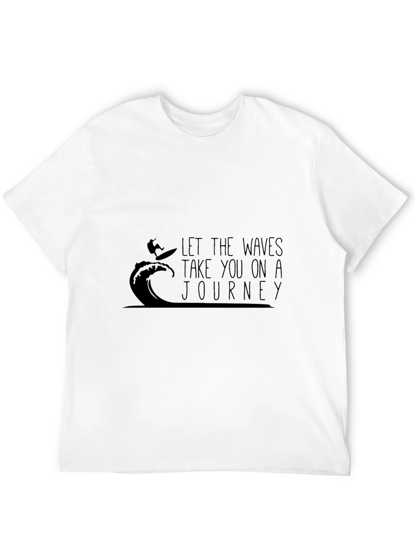 Surfer Graphic Tee - Let Waves Take You