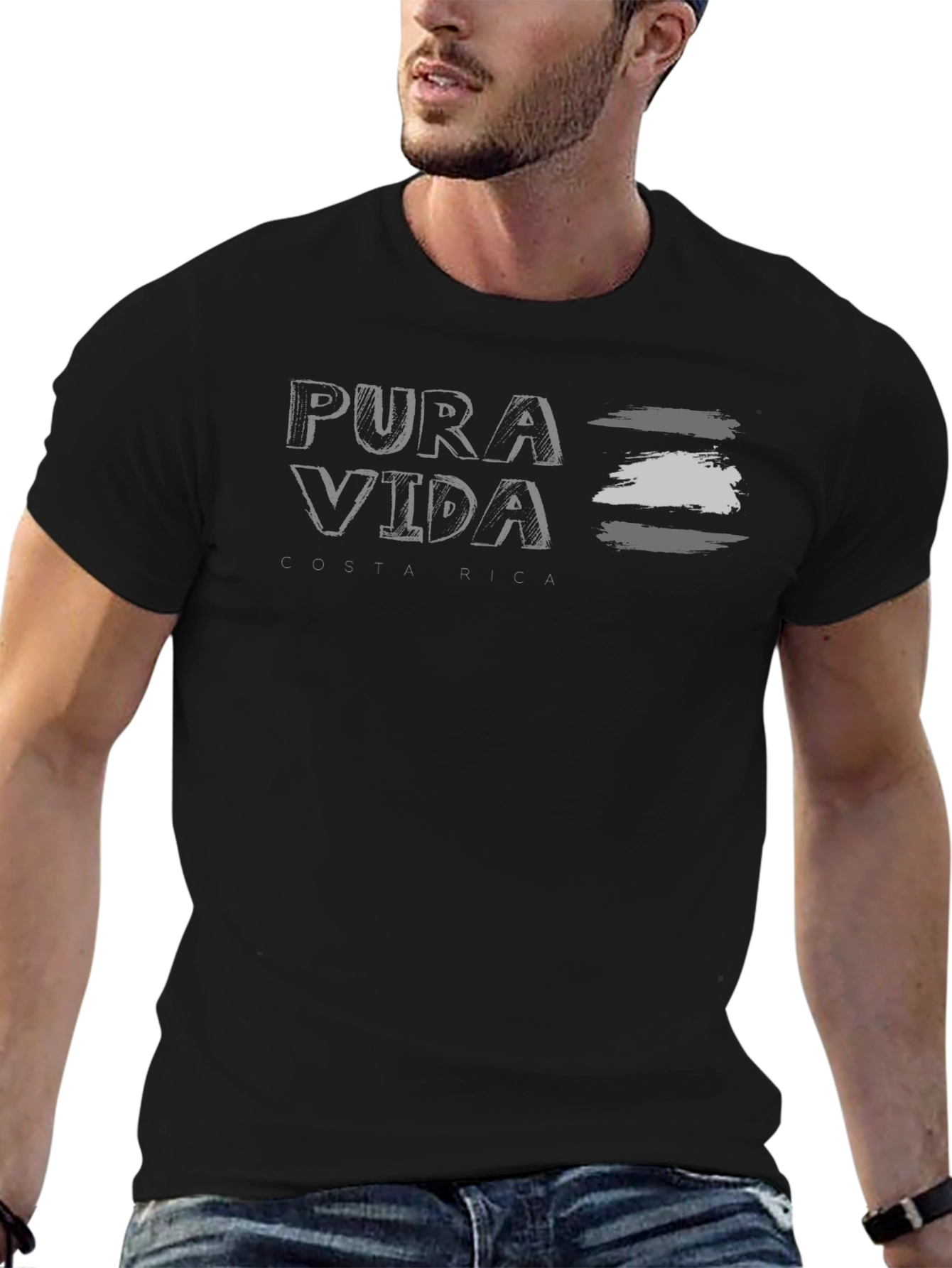 Pura Vida Costa Rica Graphic Tee - Relaxed Style