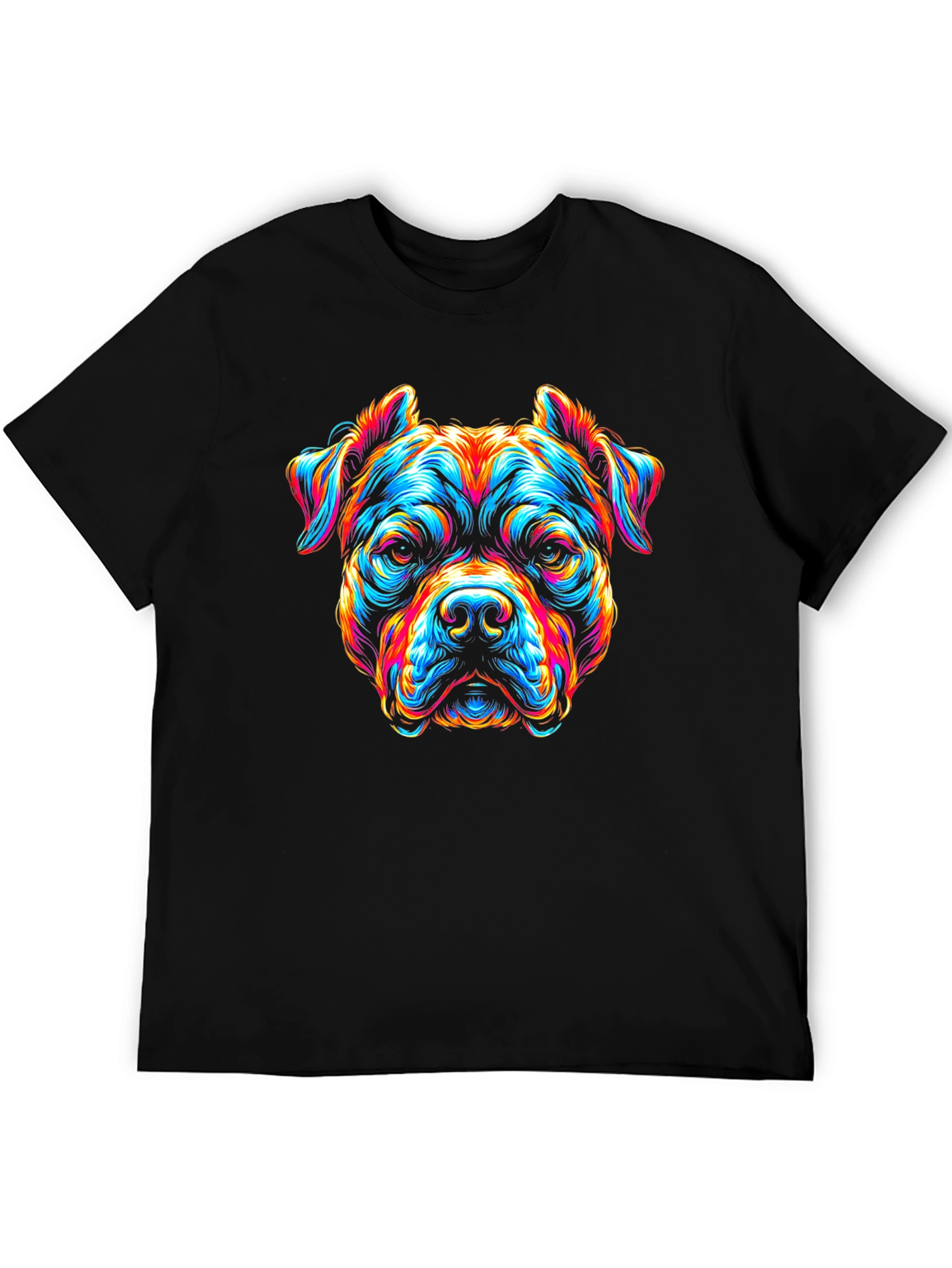 Vibrant Dog Graphic T-Shirt - Bold & Unique Design