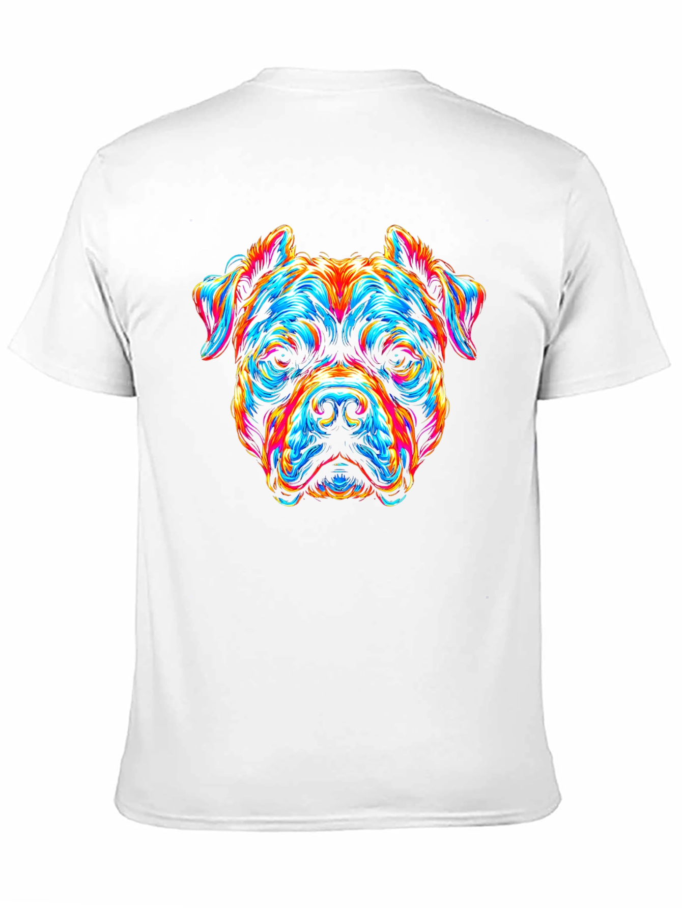 Vibrant Dog Graphic T-Shirt - Bold & Unique Design