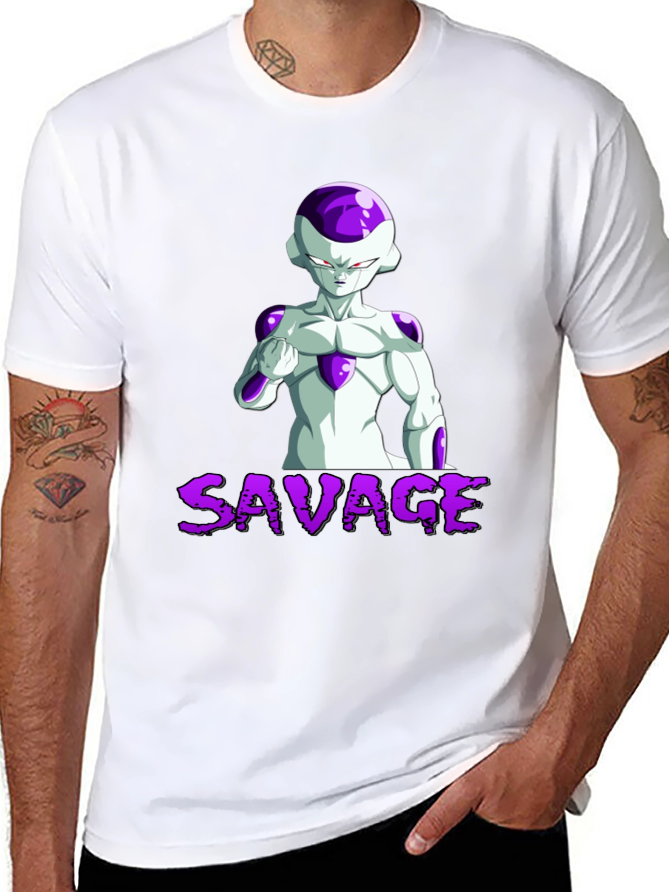 Frieza Savage Tee - Dragon Ball Z Inspired