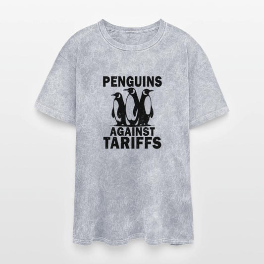 Penguins Against Tariffs Funny Political Meme
