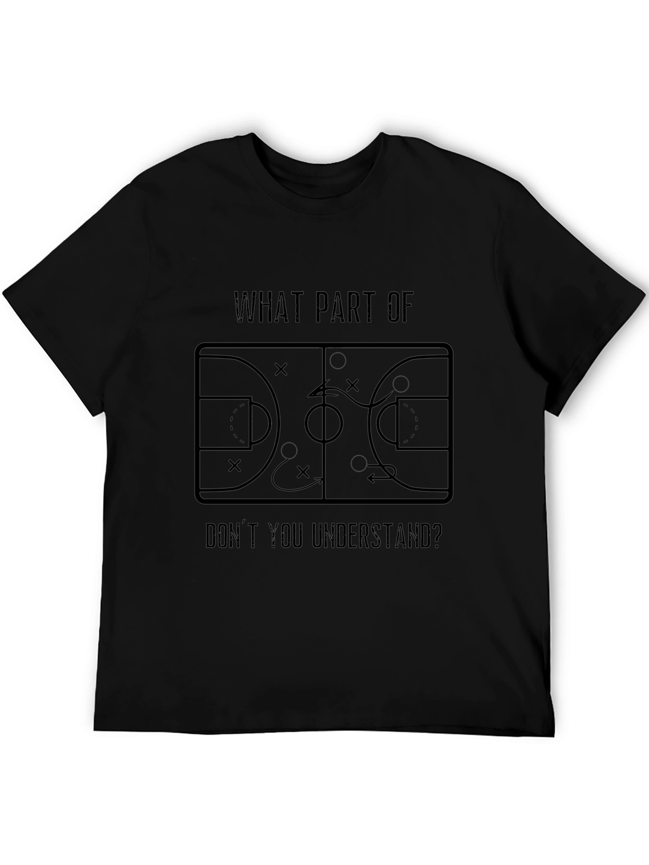 Basketball Play Diagram T-Shirt