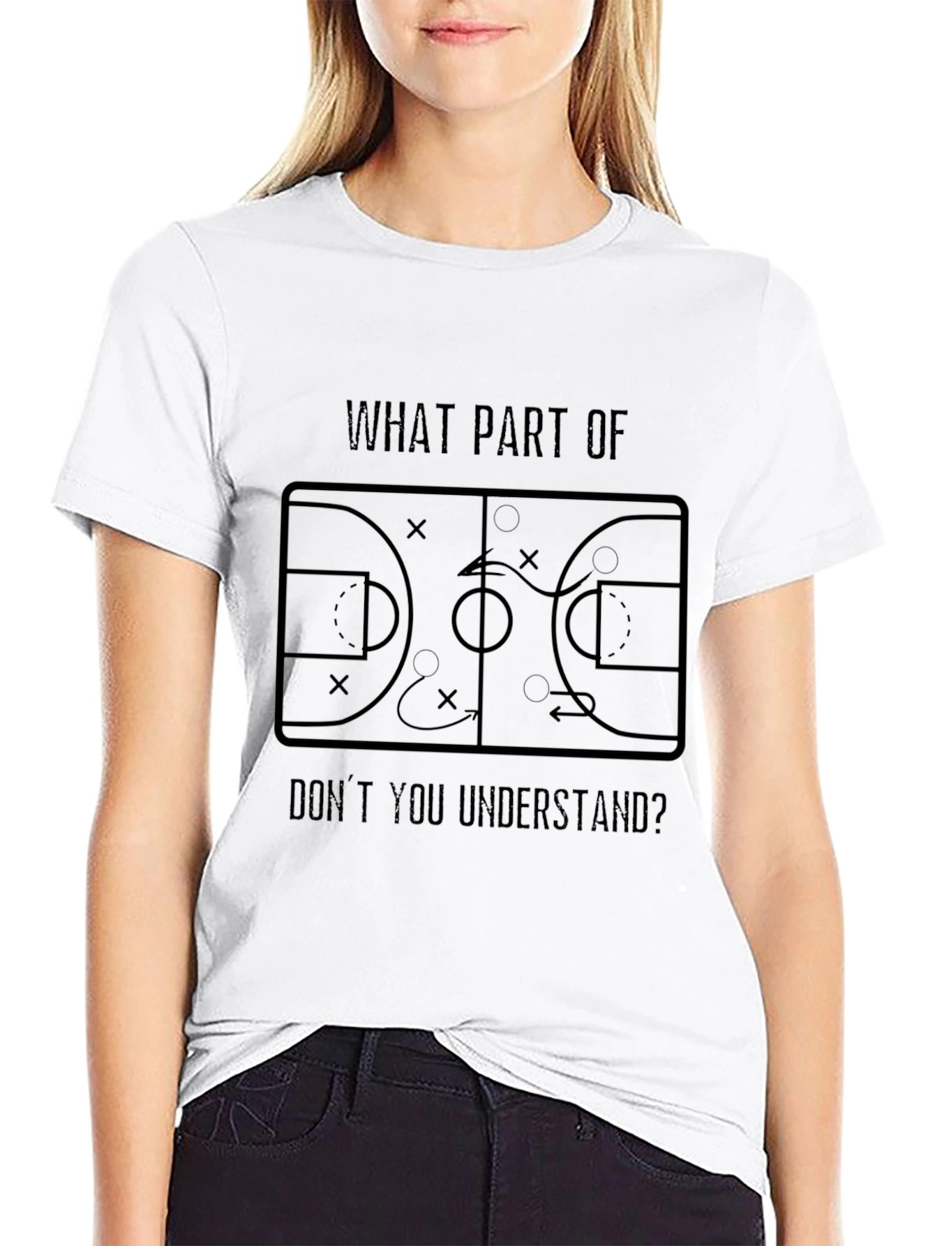 Basketball Play Diagram T-Shirt