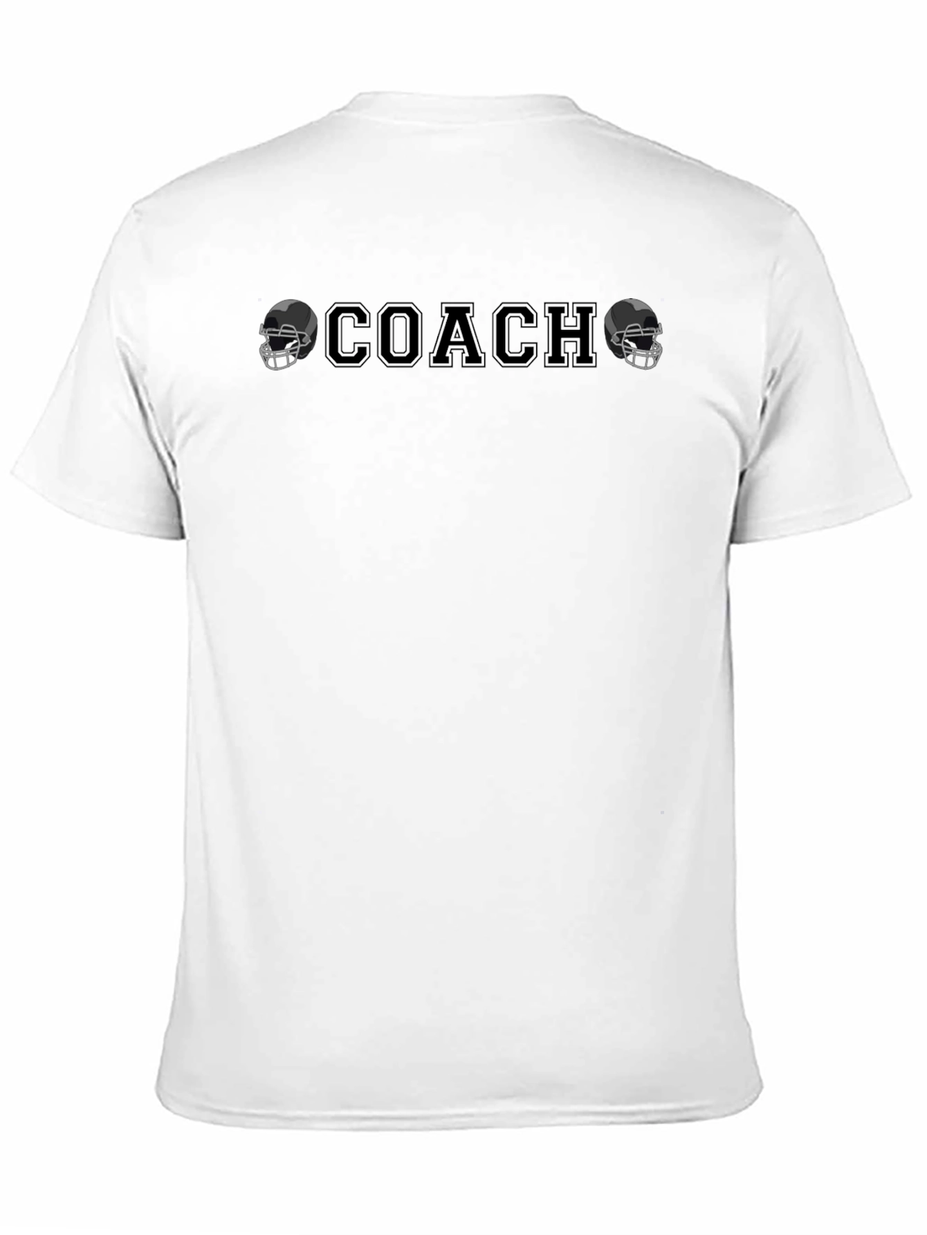 Coach T-Shirt with Football Helmet Graphics