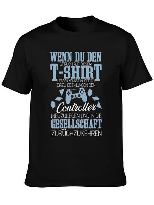 Gamer T-Shirt: Controller & Society