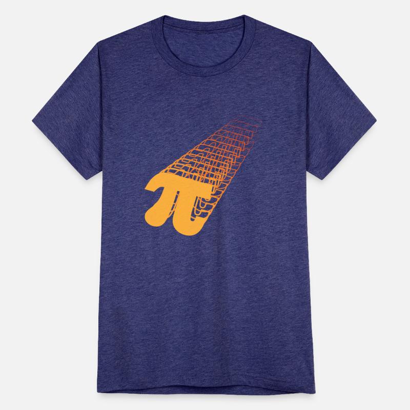 Pi Symbol Fading Orange To Red Infinity