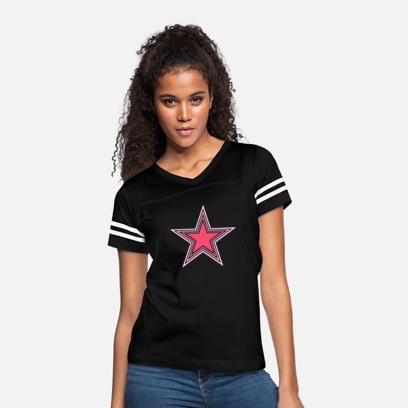 Pink Outline Star