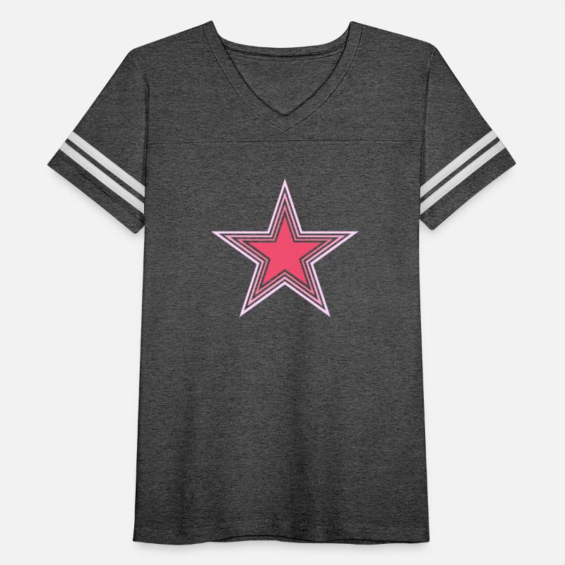 Pink Outline Star
