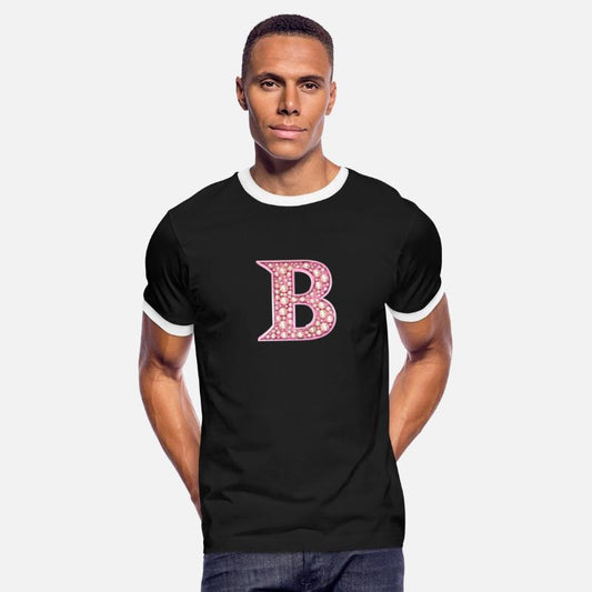 Pink Pearl Letter 'B' Sticker - Girly Alphabet Dec