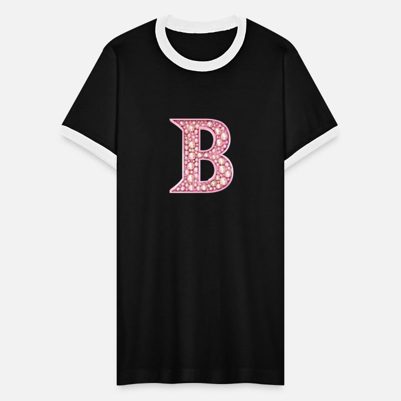 Pink Pearl Letter 'B' Sticker - Girly Alphabet Dec