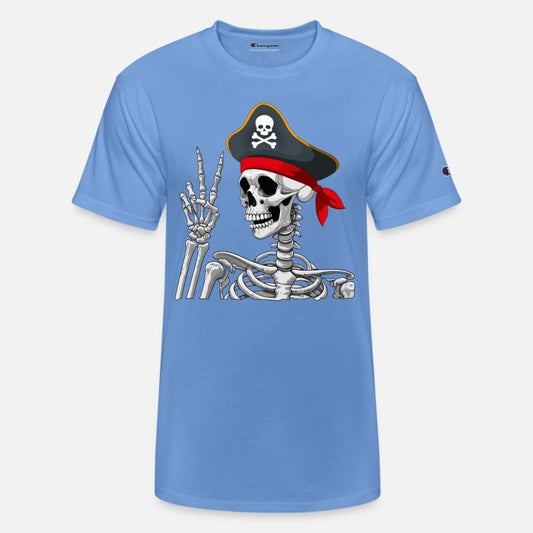 Pirate Skeleton Peace Sign Skull Halloween