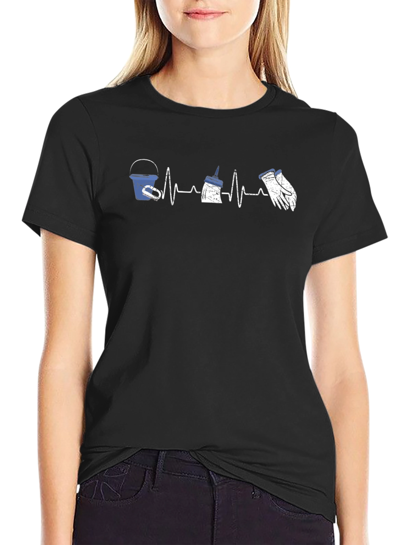 Painters Pulse Graphic Tee - Black