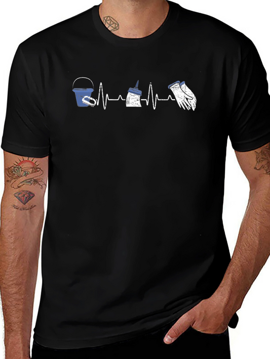 Painters Pulse Graphic Tee - Black