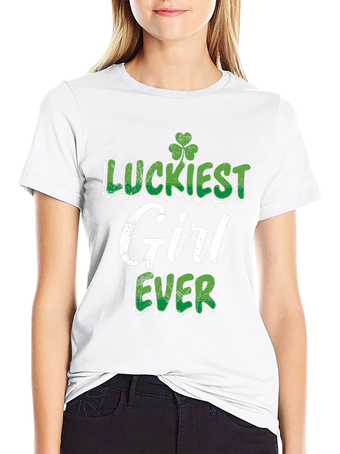 Lucky Girl St. Patricks Day Tee