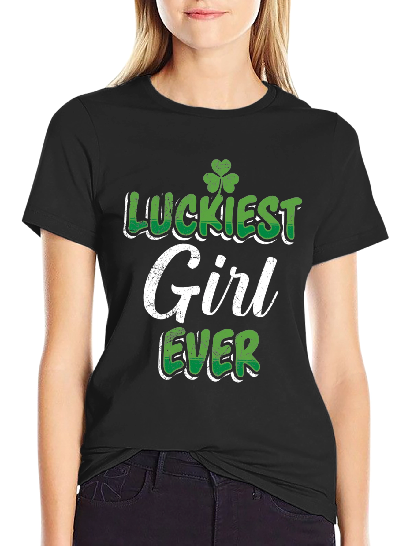 Lucky Girl St. Patricks Day Tee