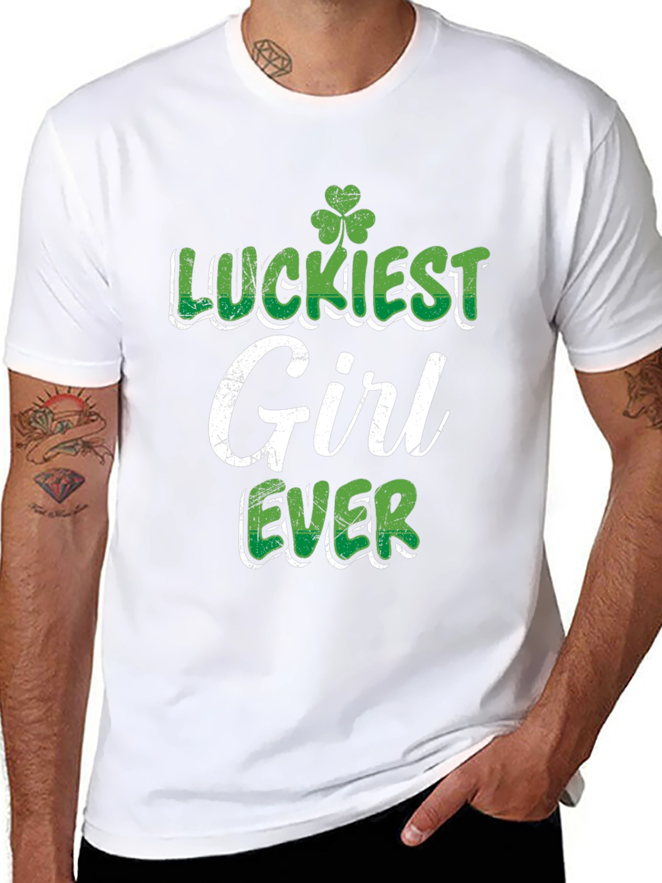 Lucky Girl St. Patricks Day Tee