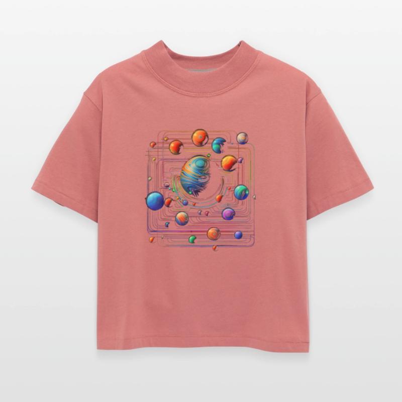 Planet Colorful Geometric Graphic