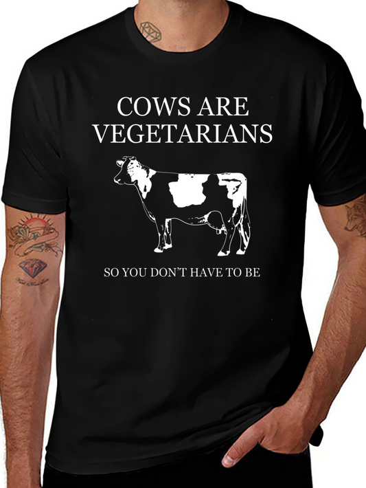 Cows Are Vegetarians Graphic Tee