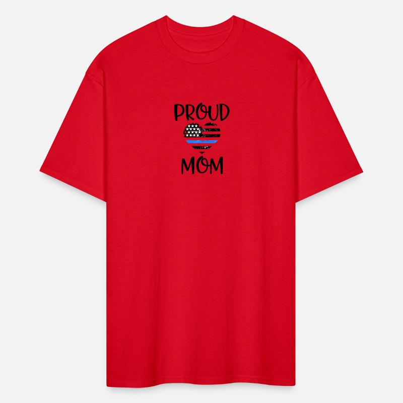 Police Officer Mom Heart Thin Blue Line Gift