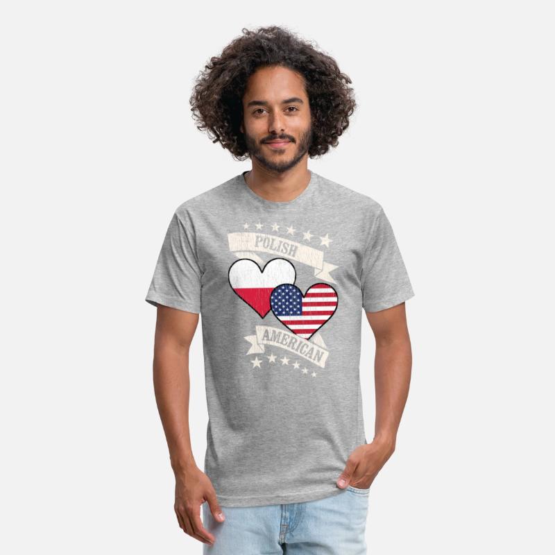 Polish American Heart Flags Poland America