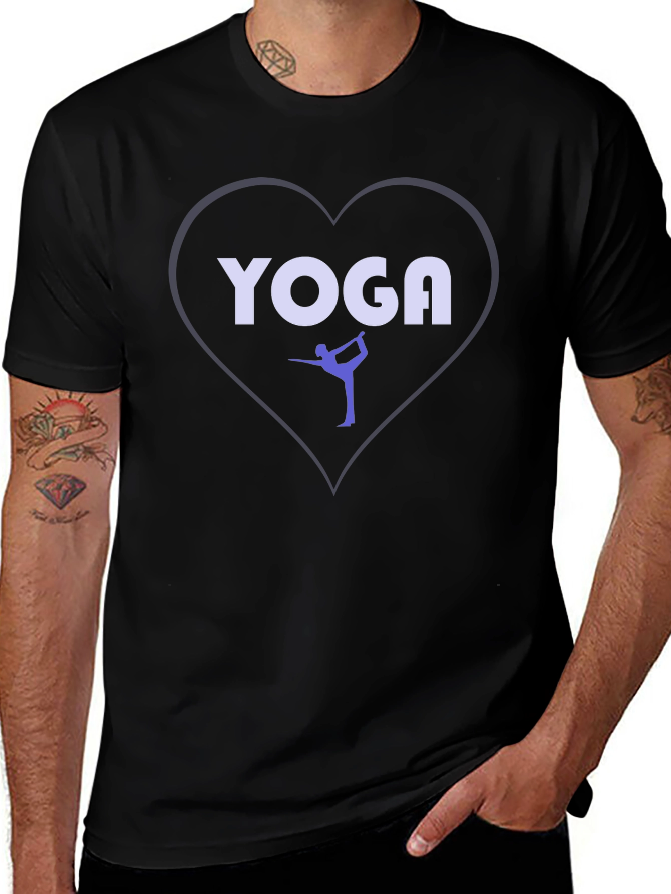 Yoga Heart T-Shirt - Meditate in Style!