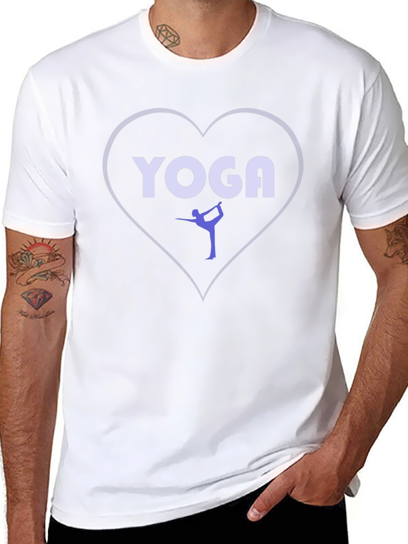 Yoga Heart T-Shirt - Meditate in Style!