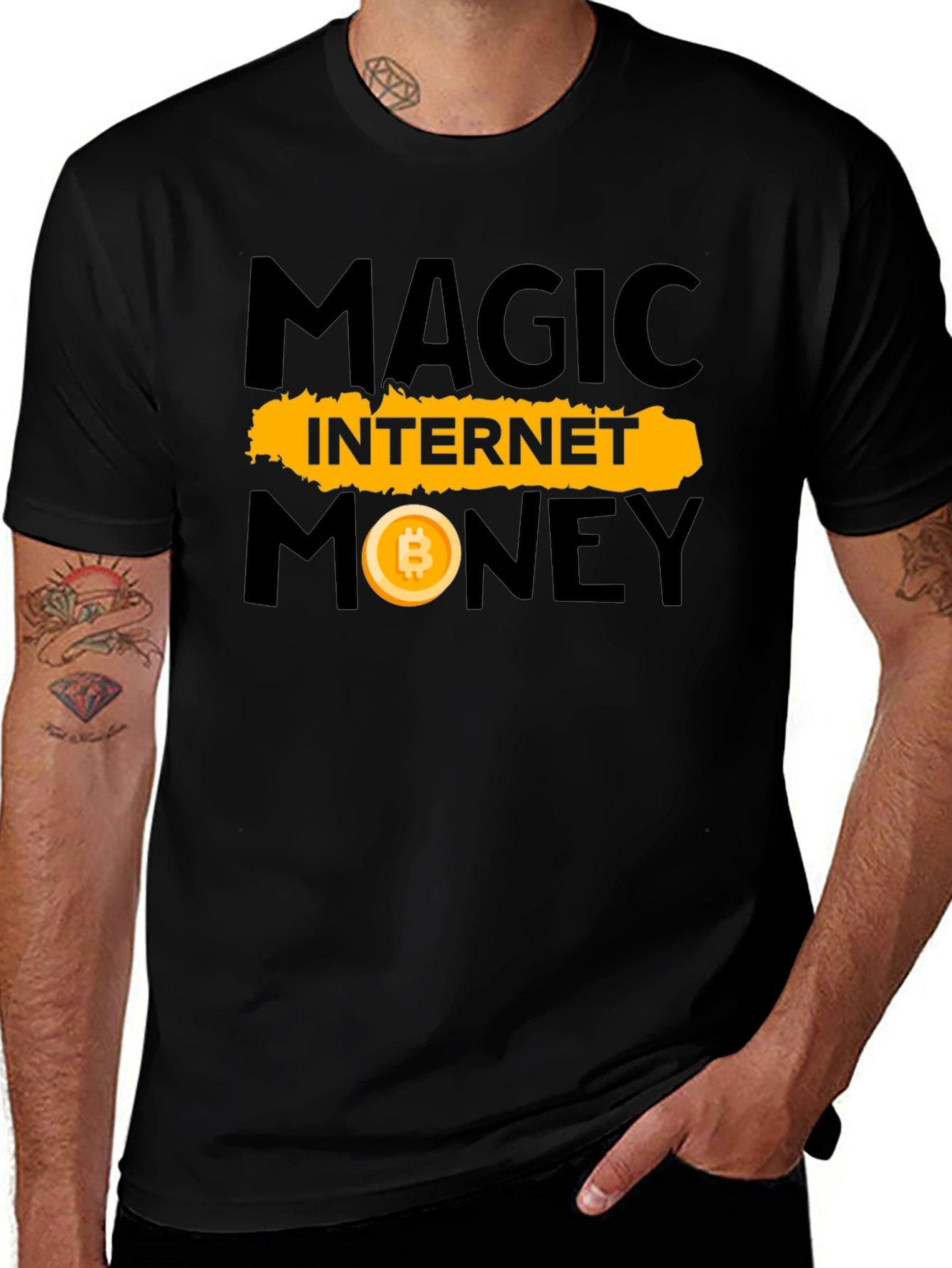 Magic Internet Money Black Graphic Tee