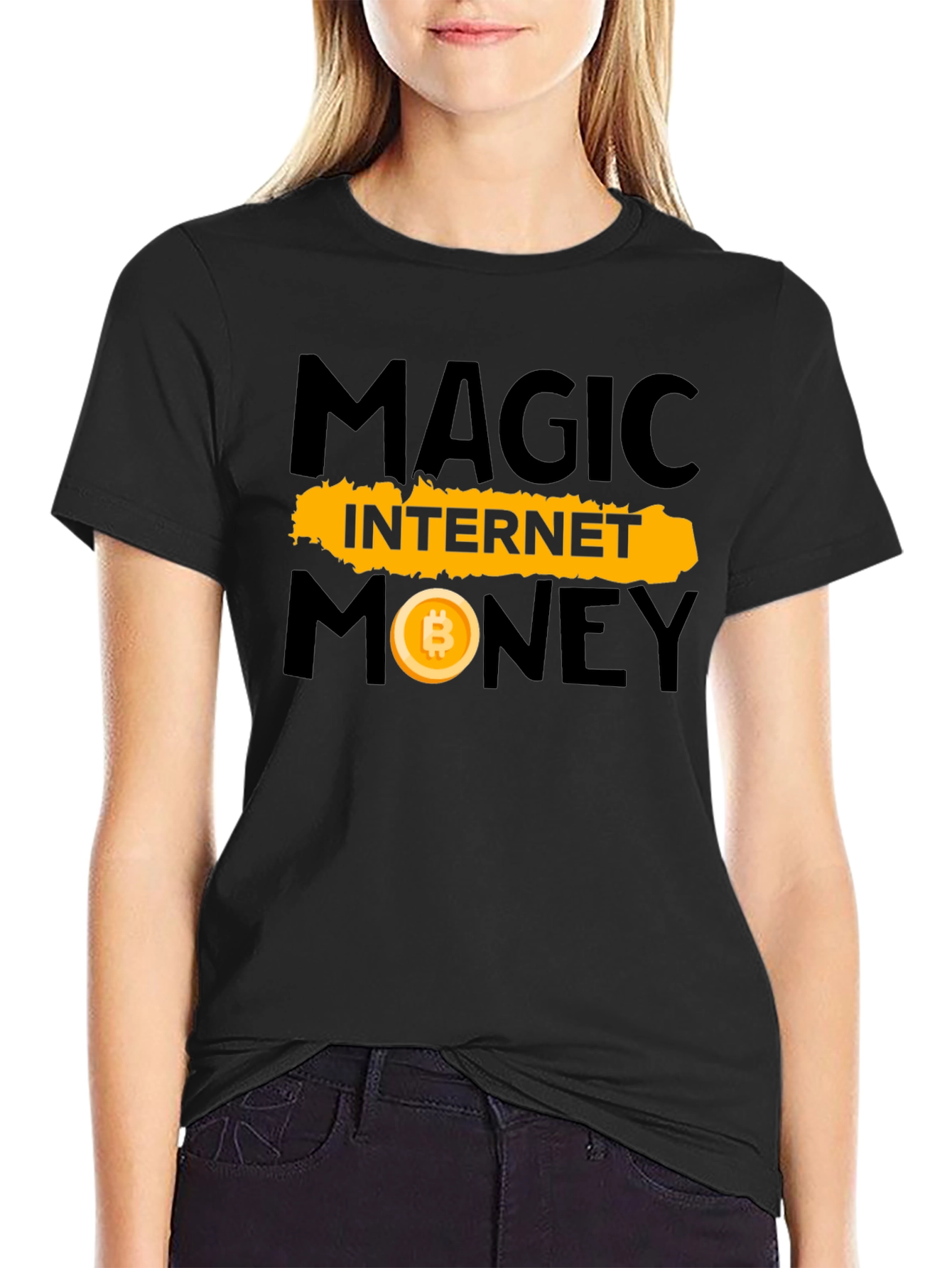 Magic Internet Money Black Graphic Tee