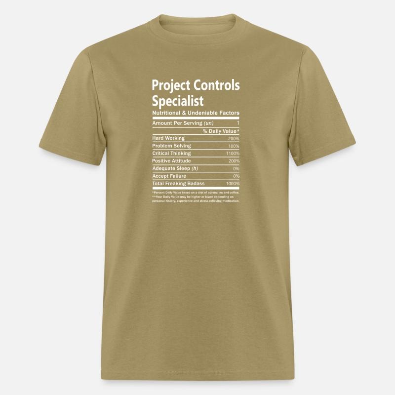 Project Controls Specialist T Shirt - Nutritional