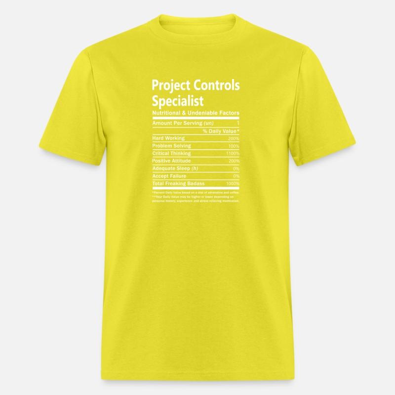 Project Controls Specialist T Shirt - Nutritional