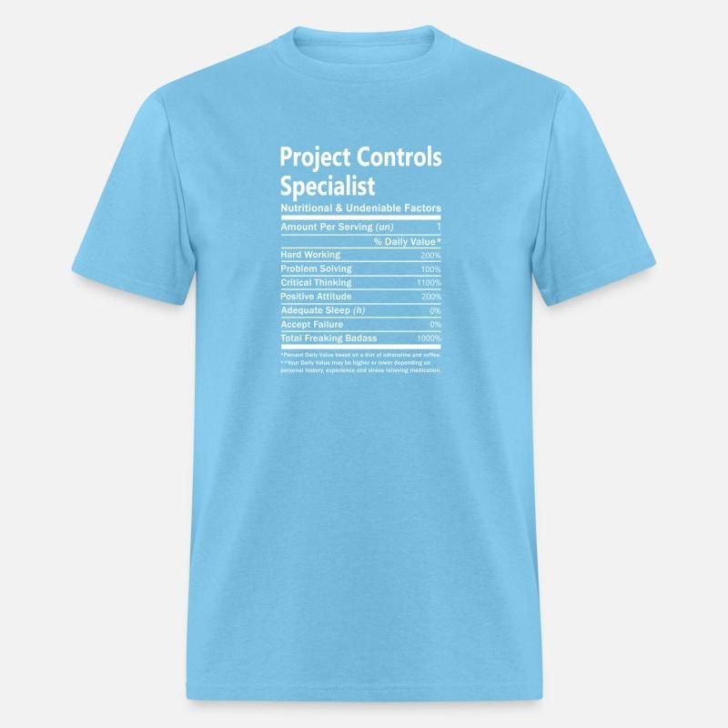 Project Controls Specialist T Shirt - Nutritional