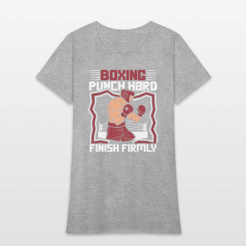 Punch Hard Finish Firmly Kickboxer Fan Muay Thai