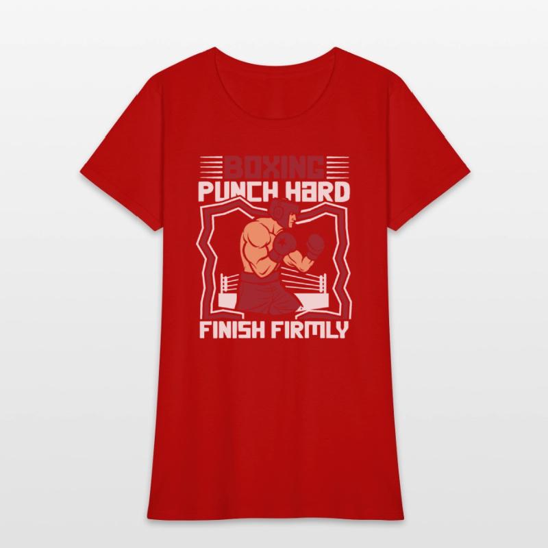 Punch Hard Finish Firmly Kickboxer Fan Muay Thai