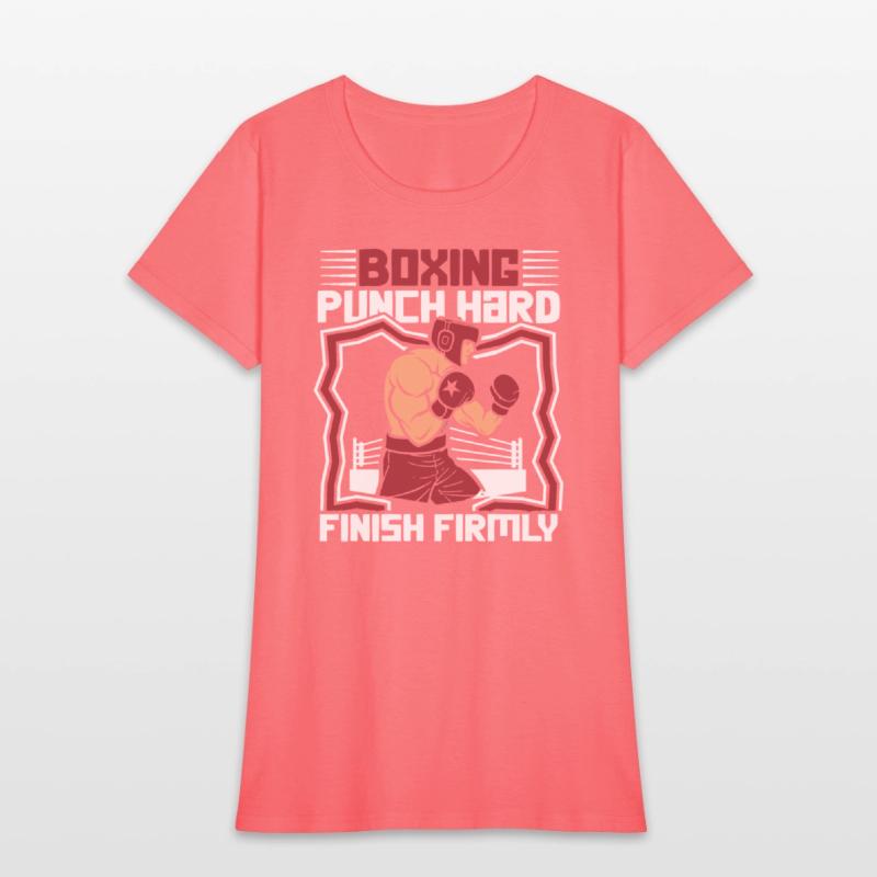Punch Hard Finish Firmly Kickboxer Fan Muay Thai