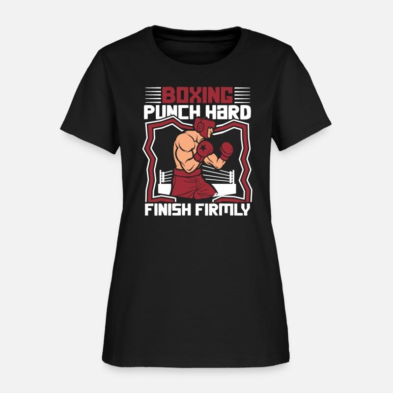 Punch Hard Finish Firmly Kickboxer Fan Muay Thai
