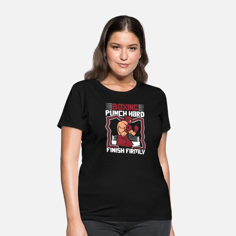 Punch Hard Finish Firmly Kickboxer Fan Muay Thai