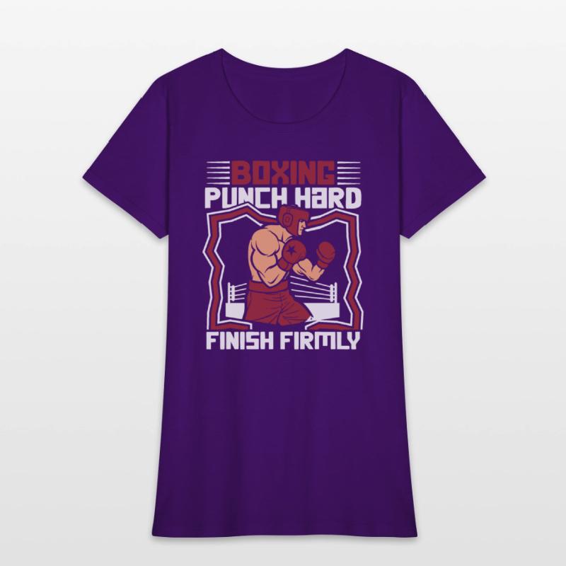 Punch Hard Finish Firmly Kickboxer Fan Muay Thai