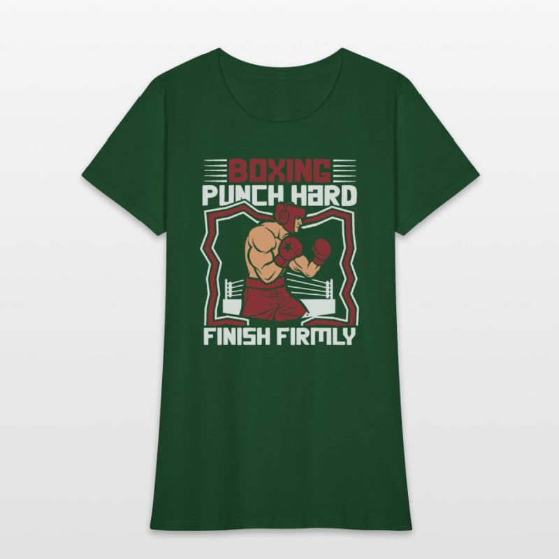 Punch Hard Finish Firmly Kickboxer Fan Muay Thai