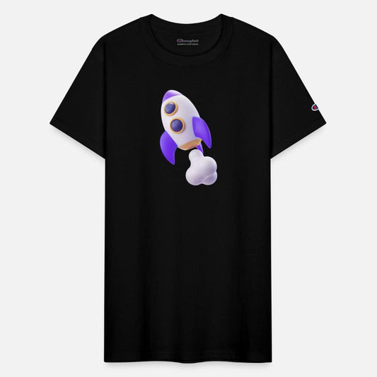 Purple Space Rocket